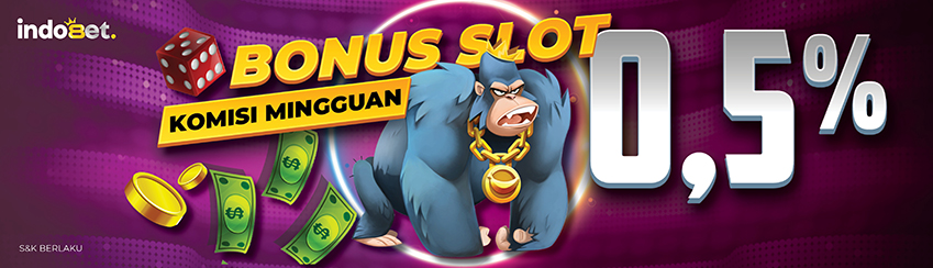 KOMISI MINGGUAN 0.5% SLOT	