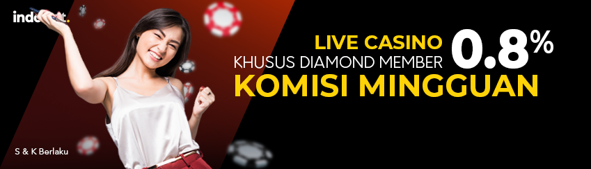 KOMISI MINGGUAN 0.8% LIVE CASINO	