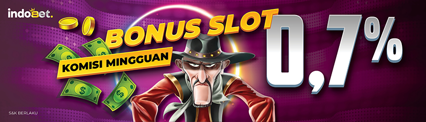 KOMISI MINGGUAN 0.7% SLOT	